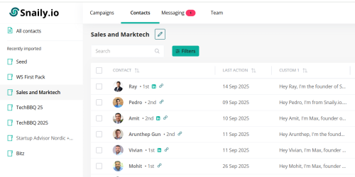 How to Personalize Every Message in Your Snaily Campaign
